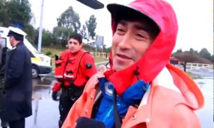Armada rescató a seis pescadores artesanales en Chiloé
