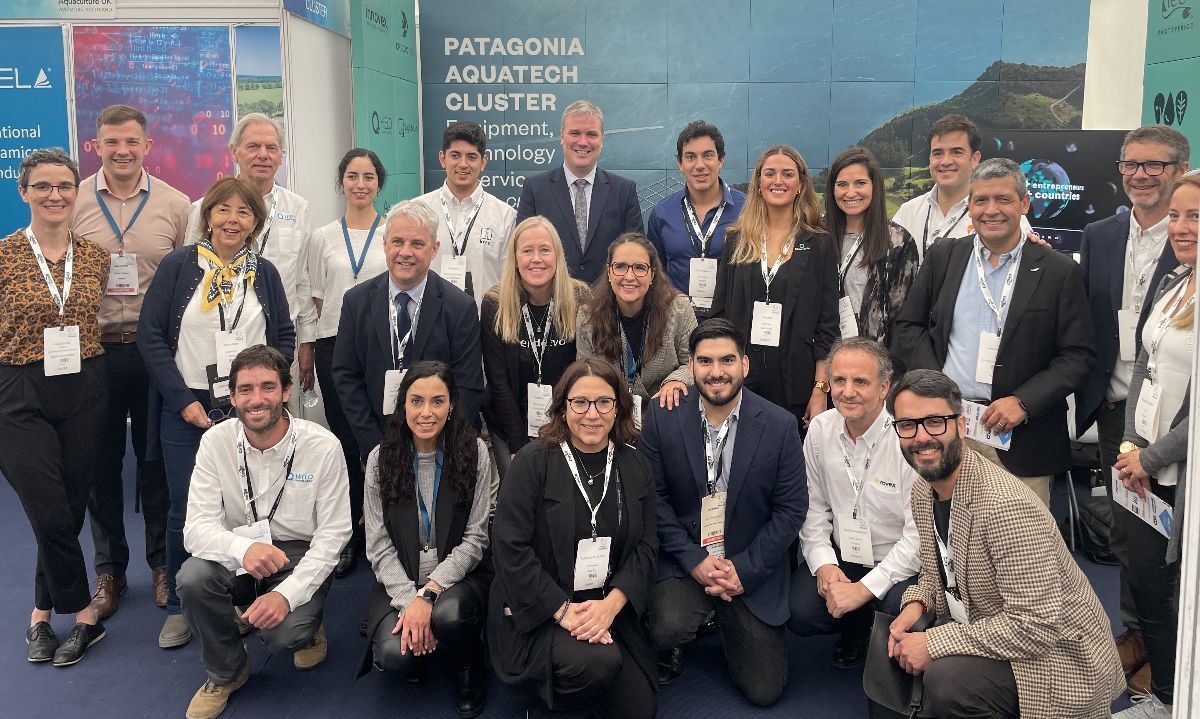 Empresas de la Región de Los Lagos promovieron la innovación acuícola chilena en feria Aquaculture de Escocia