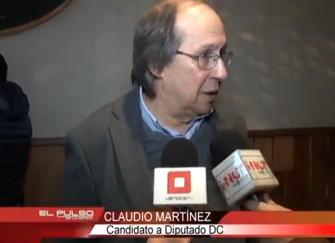 Claudio Martínez es el candidato DC que reemplazará a Vallespín 