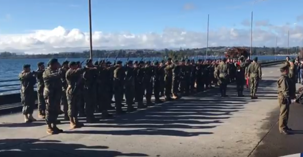 Soldados conscriptos juraron a la bandera en solemne ceremonia en Puerto Varas
