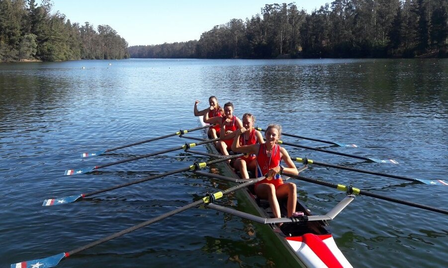 Tres puertomontinos ganaron medallas de oro y plata en campeonato Sudamericano y Panamericano de Remo