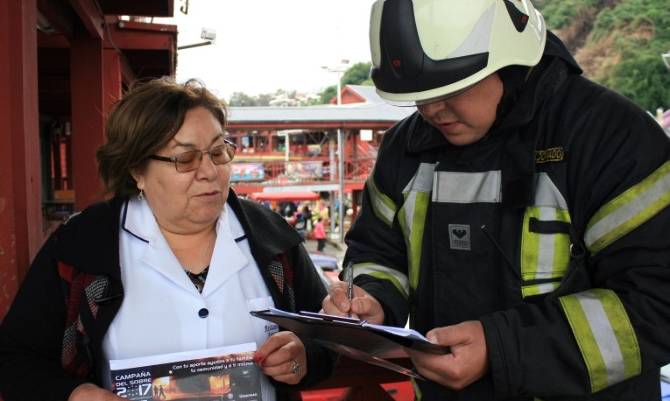 Se termina histórica campaña del sobre de Bomberos en Puerto Montt