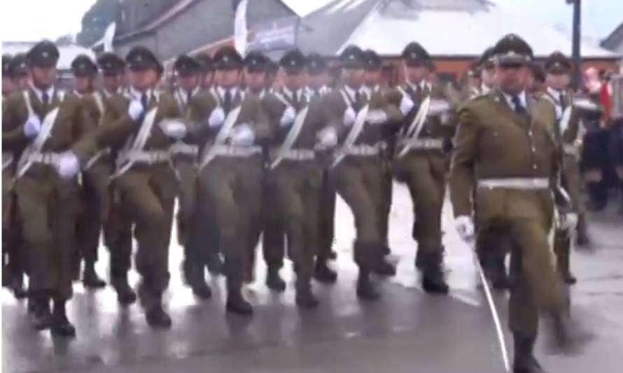 Celebración de  Fiestas Patrias en Quellón