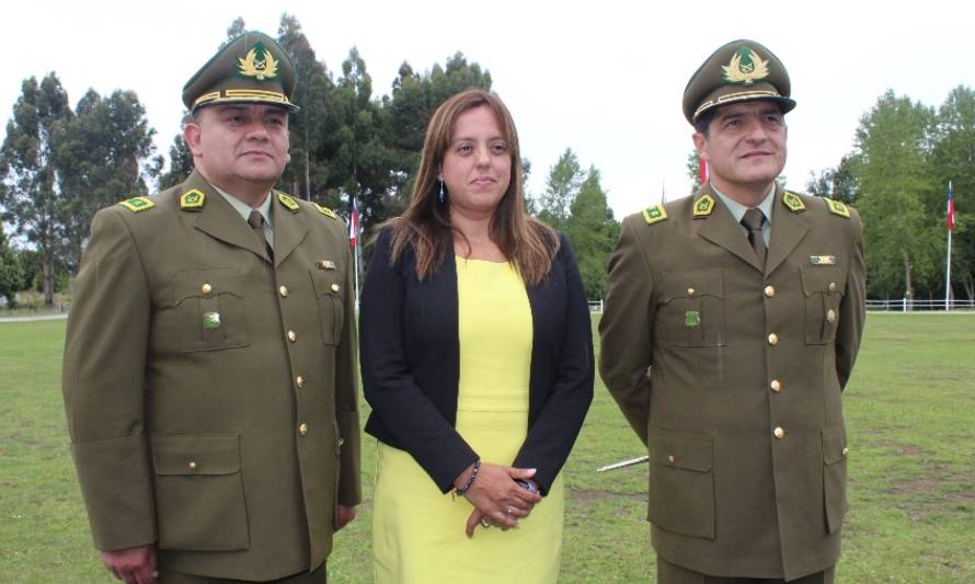 Intendenta (s) Regional valoró la cercanía con la comunidad del recién asumido General Patricio Yáñez.
