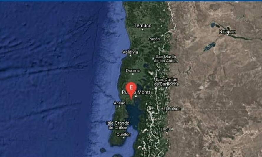 Un pequeño temblor se sintió en Puerto Montt