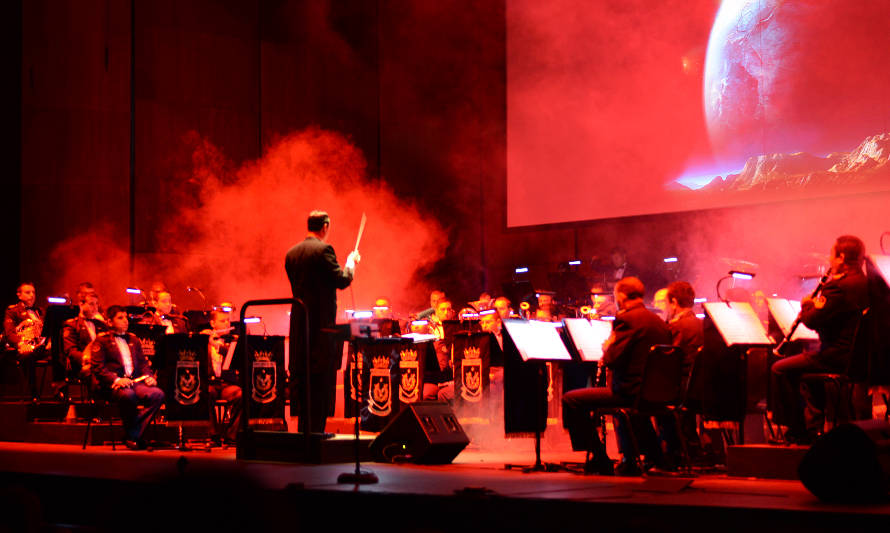 BigBand de la Fuerza Áerea inicia gira de presentaciones en Los Lagos 