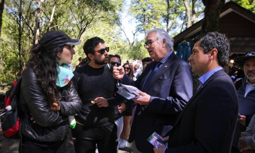 En el Parque Vicente Pérez Rosales autoridades llaman a prevenir el hanta virus 