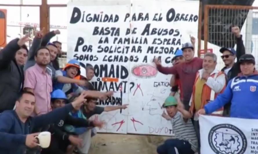 Autoridades llaman a solucionar conflicto laboral por huelga de hambre en obras del Hospital de Ancud