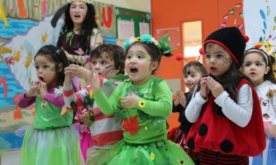 Niños y niñas del Jardín Flores del Valle se lucen en la semana de la educación artística