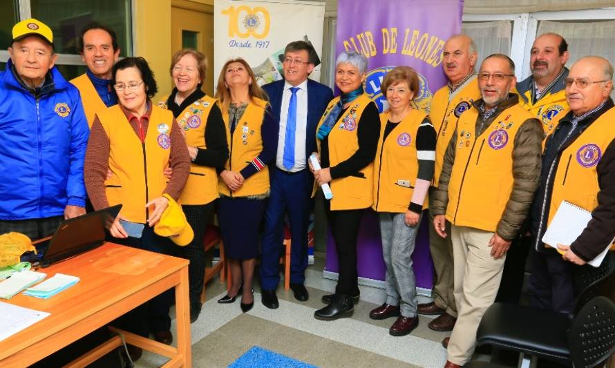 Club de Leones despliega operativo odontológico  en Escuela Huelmo  