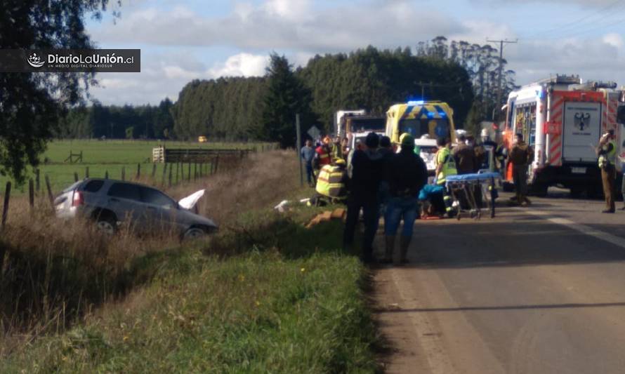 Un fallecido dejó accidente en ruta Puerto Nuevo-La Unión