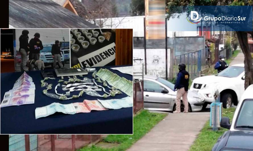 Allanamiento en Futrono terminó con 2 detenidas por microtráfico 