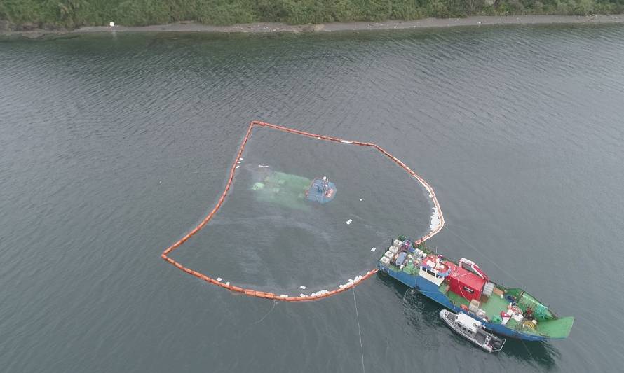 Intensifican fiscalización por derrame de combustible tras hundimiento de pontón