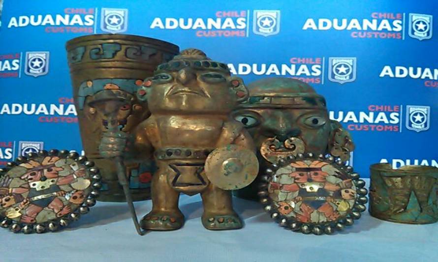 Aduanas controlará envíos de piezas arqueológicas a Estados Unidos