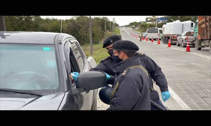 Intensifican fiscalizaciones en Chiloé para frenar avances del covid-19