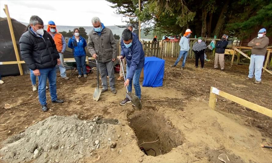 Colocaron primera piedra para nueva posta de isla Voigue