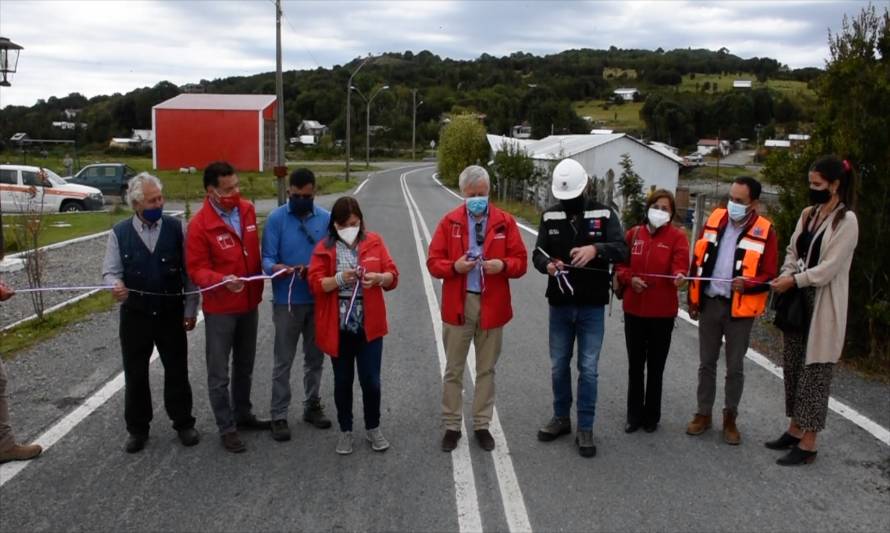 Mejoran conectividad terrestre en áreas costeras de la provincia de Palena