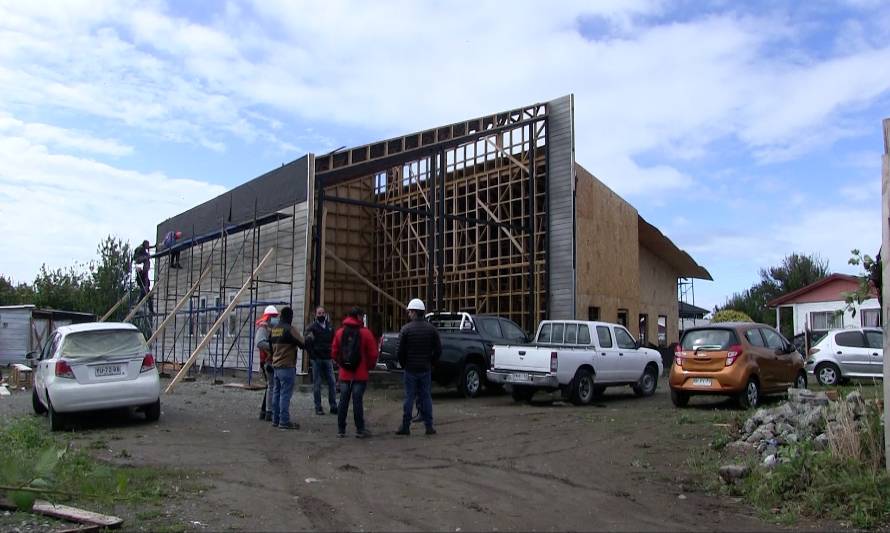 Avanza construcción de cuartel de bomberos de Carelmapu