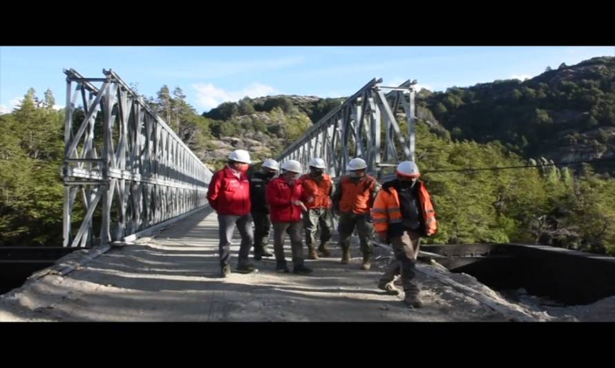 Realizan visita inspectiva a ruta en el lago Espolón en la comuna de Futaleufú