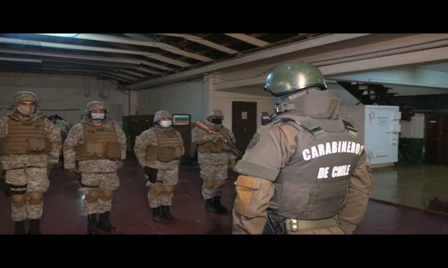 Así son los intensos operativos nocturnos de Carabineros