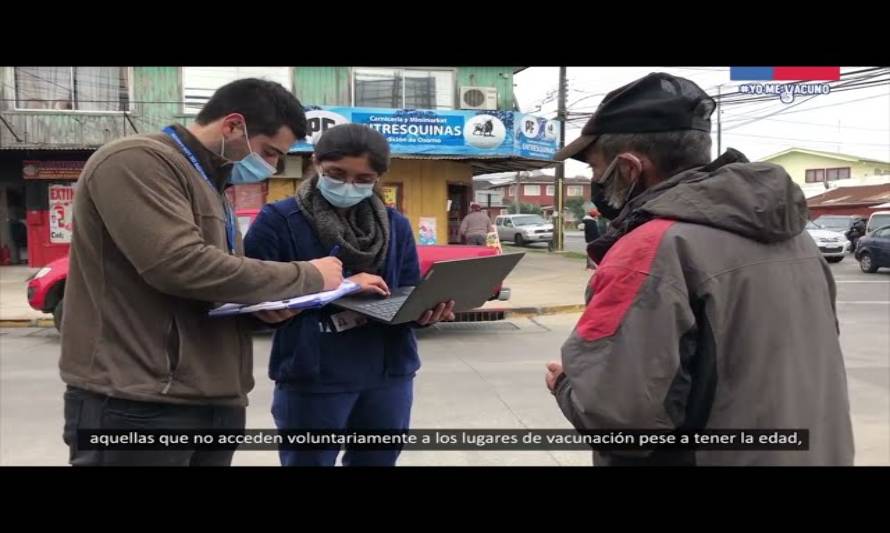 Campaña para vacunar a personas en situación de calle