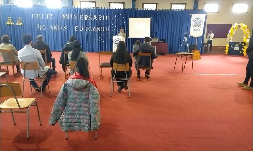 Escuela Los Volcanes de Llanquihue cumplió 40 años de existencia