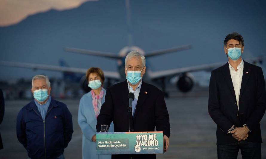 Presidente Piñera anuncia pase de movilidad para personas inoculadas contra el covid con las 2 dosis