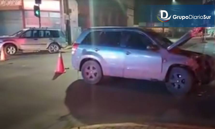 Colisión en centro de Osorno dejó 3 lesionados