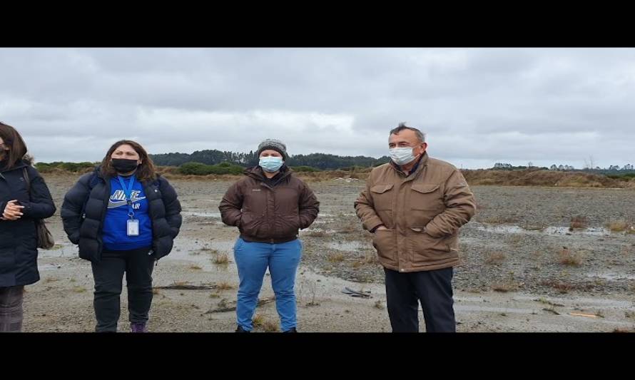 Visitan terreno donde se construirán 900 soluciones habitacionales