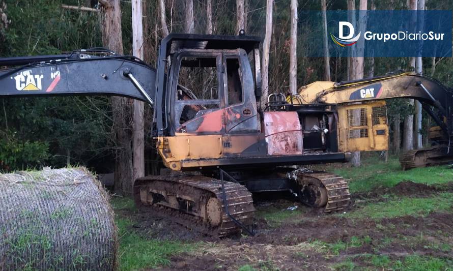 Investigan ataque incendiario a faena forestal en Río Negro