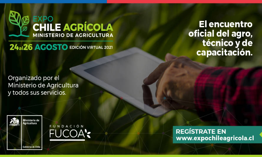 Más de 150 actividades de capacitación e información tendrá Expo Chile Agrícola 2021 