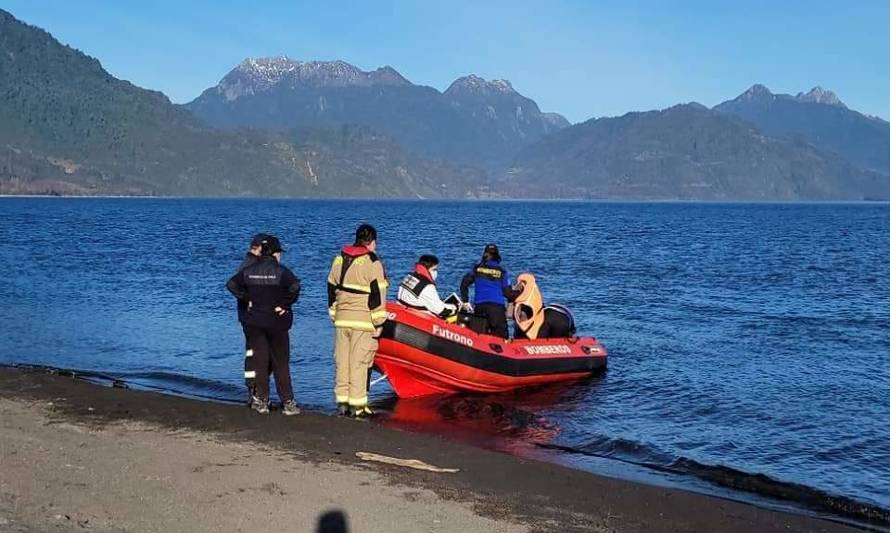 Bomberos de Dalcahue apoyarán búsqueda  subacuática en Maihue 