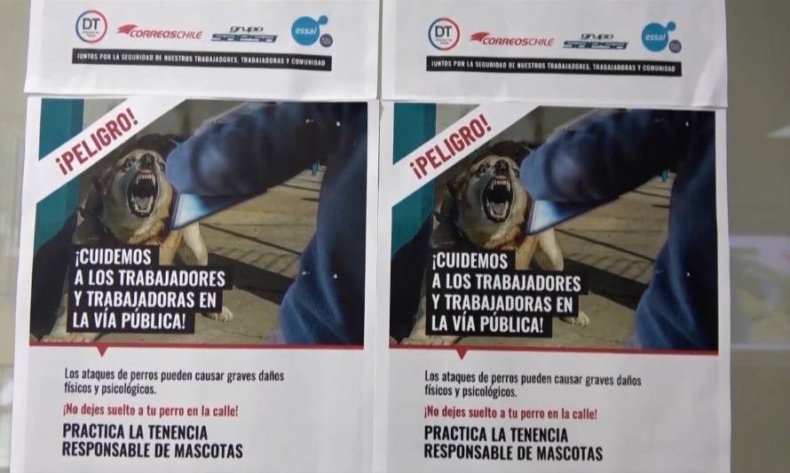 Inician campaña para evitar ataques de perros a trabajadores de empresas