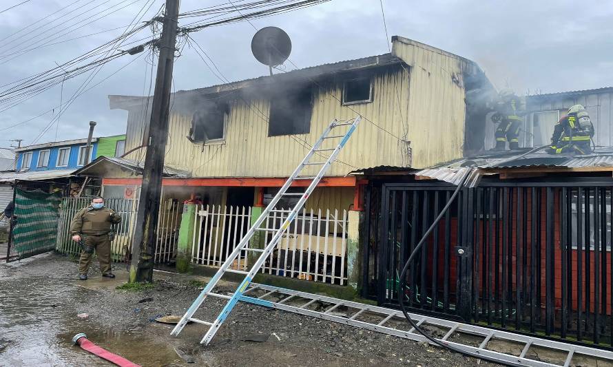 Una persona murió en un incendio en villa Artesanía 