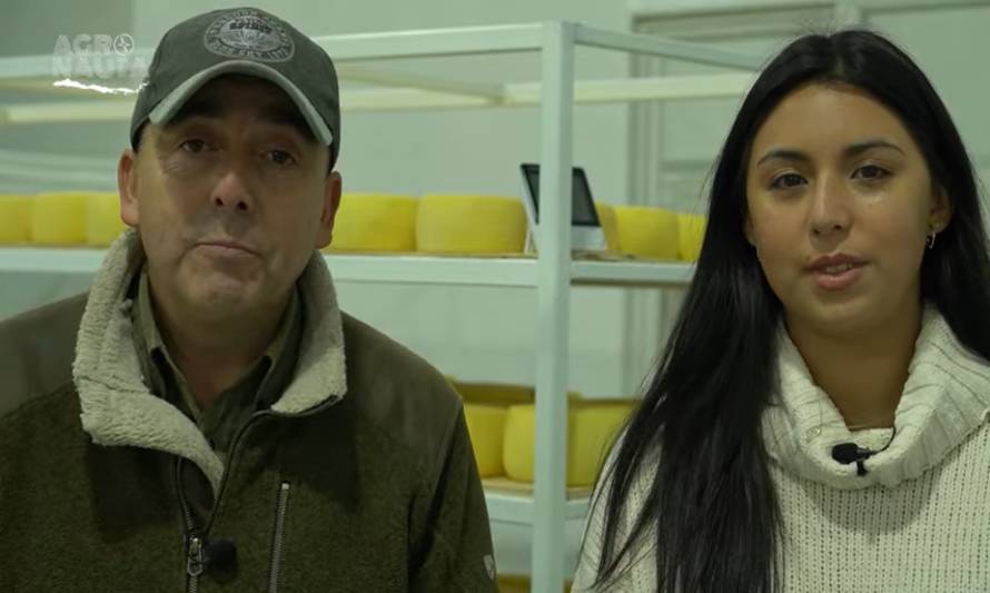 Jorge y Catalina Licandeo: Padre e hija impulsan industria quesera familiar