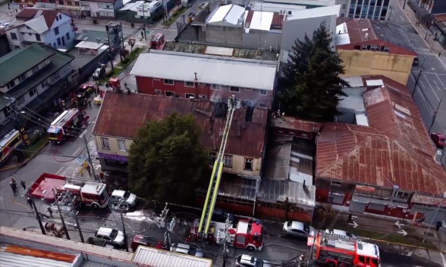 Cuatro emergencias en menos de 12 horas debió enfrentar el domingo el Cuerpo de Bomberos