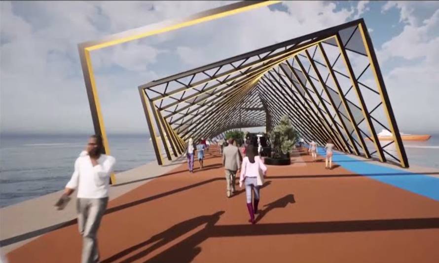 Con diseño de nuevo muelle pretenden cambiar el rostro a Puerto Montt