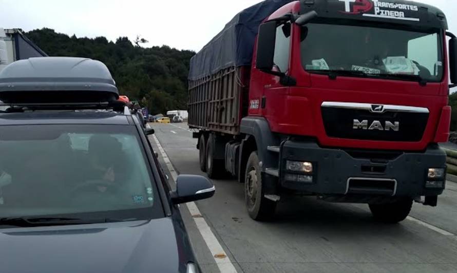 Nuevas exigencias de peso máximo confunden a camioneros que transitan Ruta 7