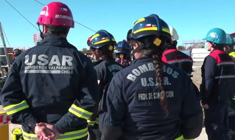 Grupo USAR de Bomberos de Pto. Montt alcanzó la certificación nacional