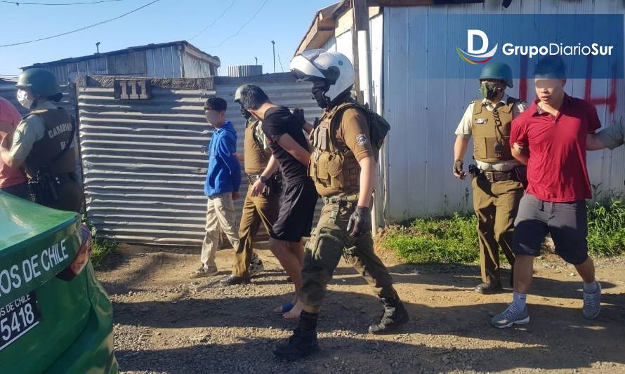 Solo un involucrado en balacera en Osorno quedó en prisión preventiva