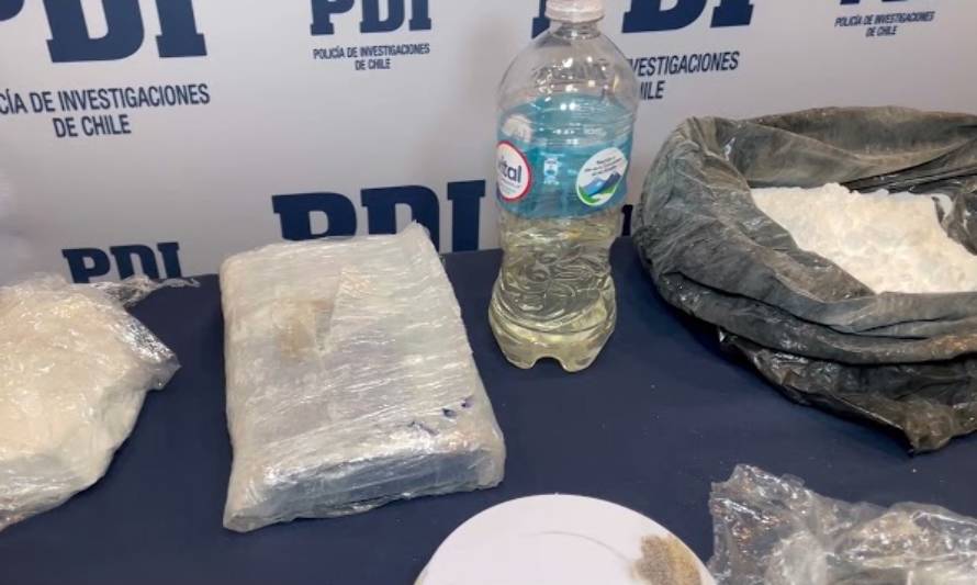 PDI de Puerto Montt sacó de circulación más de cien millones de pesos en drogas