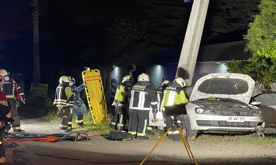 Dos accidentes de tránsito se produjeron la madrugada de este sábado en Puerto Montt