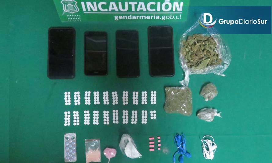 Incautan lanzamiento de droga al interior de la cárcel de Osorno