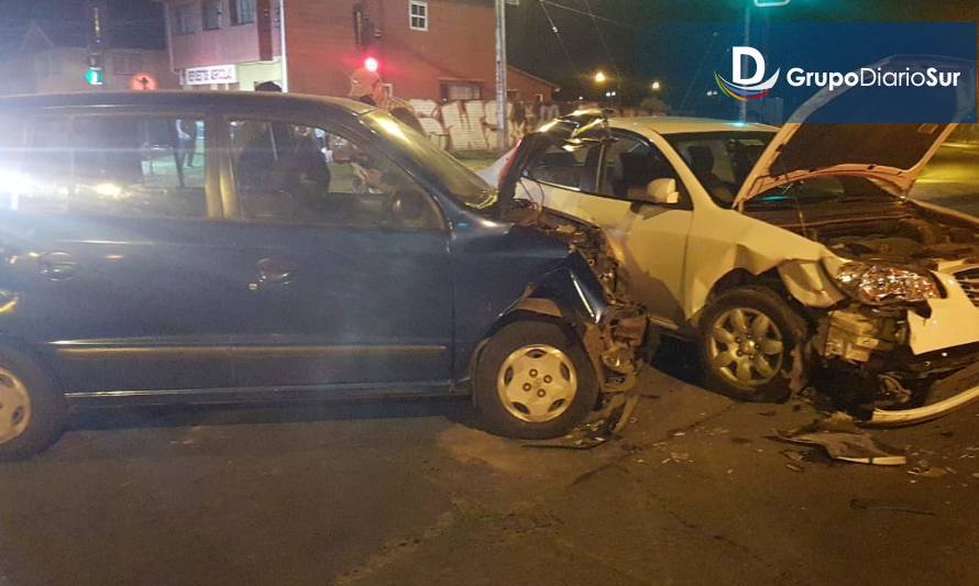 Dos vehículos protagonizaron accidente en Osorno