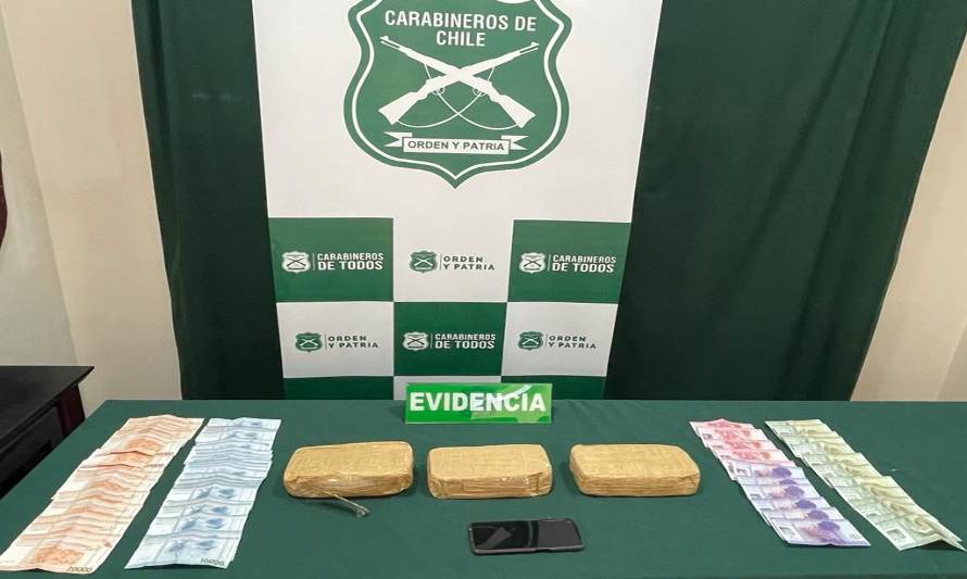 Puerto Montt: Narcos transportaban droga en caja de pimentones