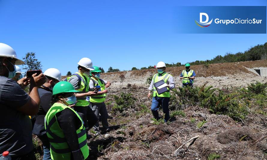Tribunal Ambiental de Valdivia inspeccionó sectores Alto La Paloma y La Wuiña de Puerto Montt