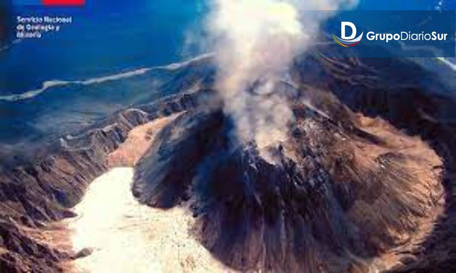 Volcán Chaiten: Monitorean sismo por  fracturamiento de roca