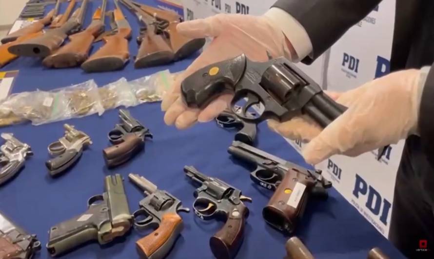 PDI recupera más de  50 armas en las provincias de Osorno y Llanquihue