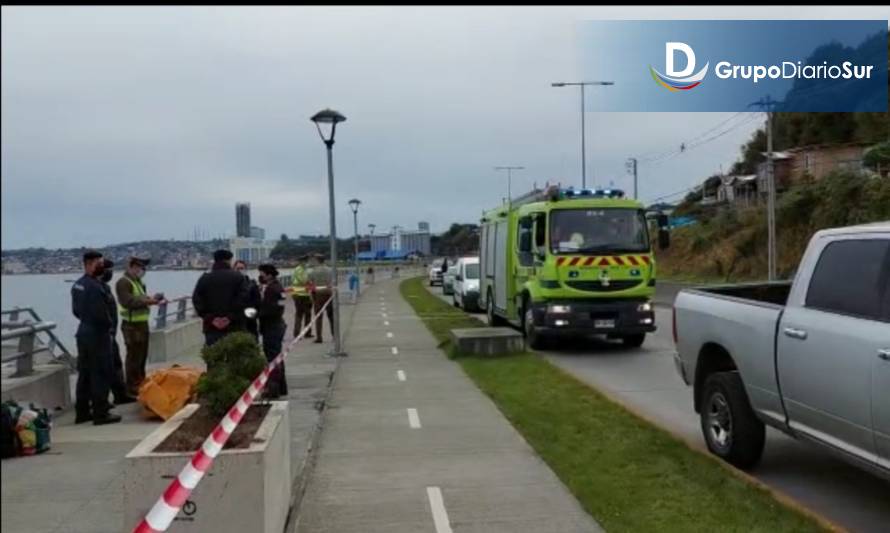 Encuentran cuerpo en los roqueríos de la costanera de Puerto Montt