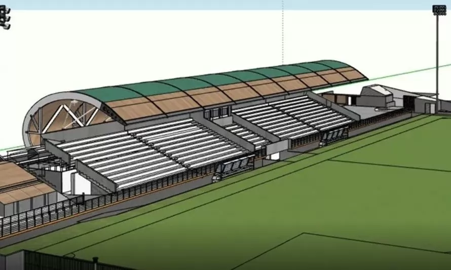 Estadio Ewaldo Klein: Puerto Varas publica bases de licitación para finalizar las obras del emblemático recinto deportivo